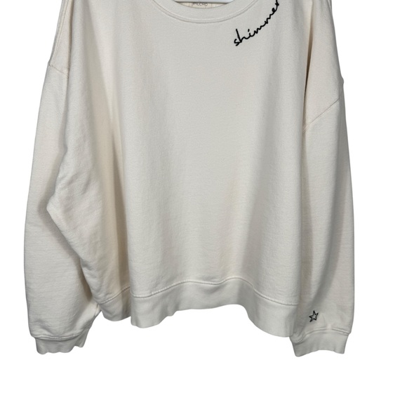 Pilcro 'Shimmer' Embroidered Sweatshirt, Size XL - Picture 9 of 15